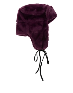 Шапка-ушанка из искусственного меха, фиолетовый Paul smith