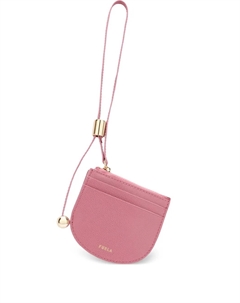 Картхолдер Laura на молнии, розовый Furla