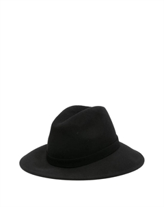 Шляпа-федора с логотипом, черный Alviero martini 1° classe