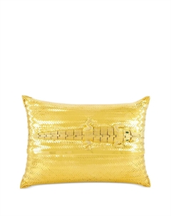 Клатч с тиснением под крокодила, золотистый Begüm khan