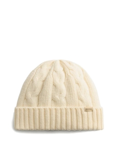 Шапка бини фактурной вязки, нейтральный Woolrich