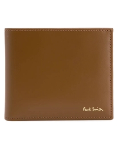 Бумажник с фирменными полосками, коричневый Paul smith