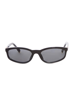 Солнцезащитные очки круглой формы, черный Miu miu