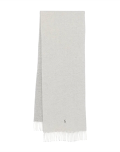 Шарф Polo Pony из вирджинской шерсти, серый Polo ralph lauren