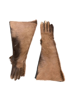 Перчатки из овчины, коричневый Magda butrym