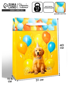 Пакет ламинированный двухсторонний Дарите счастье