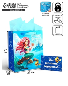 Пакет ламинированный двухсторонний Дарите счастье