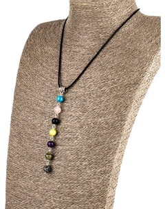 Колье оберег Бусики-колечки