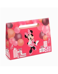 Пакет подарочный-коробка, подарочная упаковка, 40×30×12 см, минни маус Дарите счастье