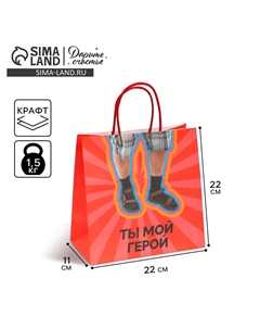 Пакет подарочный, упаковка Дарите счастье