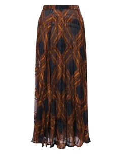 Шелковая юбка Saint laurent