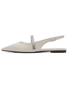 Сандалии с одним ремешком, маленькие, 1,6 см, женские, Silver Silver Charles&keith