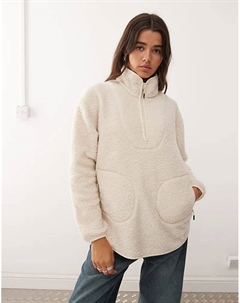 Женская флисовая кофта Frankie Borg с застежкой-молнией на половину длины, кремово-белого цвета Regatta