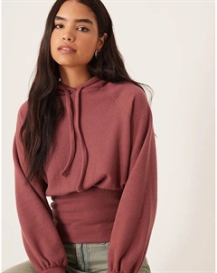 Супермягкая толстовка с капюшоном цвета пыльной розы Asos design