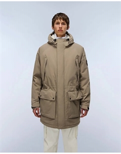 Мужская коричневая стеганая парка Napapijri