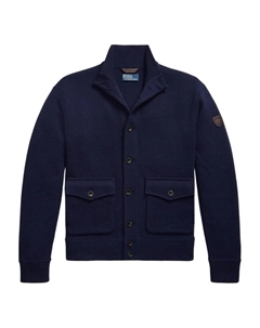 Кардиган из смеси шерсти, синий Polo ralph lauren