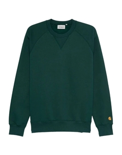 Свитшот с круглым вырезом Chase, зеленый Carhartt wip