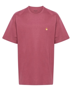 Футболка Chase с вышитым логотипом, розовый Carhartt wip