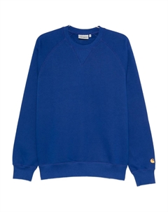 Свитшот с круглым вырезом и рукавами реглан, синий Carhartt wip