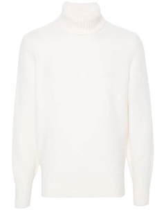 Джемпер с высоким воротником, белый Eleventy