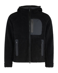 Куртка из махрового материала с капюшоном, черный Paul & shark