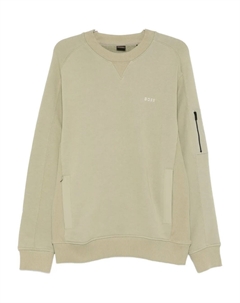 Свитшот с вышитым логотипом, нейтральный Boss