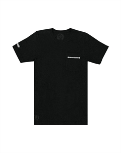 Футболка Cross Tire Tracks Pocket T-Shirt, Black Chrome hearts