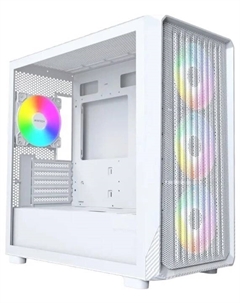 Корпус mATX X5M (W) без БП, боковая панель из закалённого стекла, USB 3.0, USB 2.0 Montech