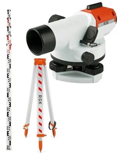 Нивелир RGK 752251 оптический комплект C-24 + S6-N + S5 Rgk