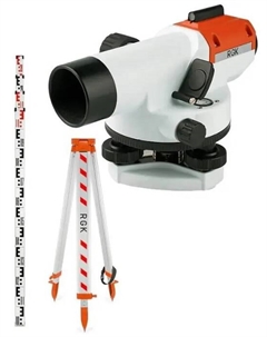 Нивелир RGK 752244 оптический комплект C-24 + S6-N + S4 Rgk