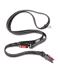 Поводок-перестежка нейлоновый для собак Cricket Matic, 20 мм, 200 см, черный Ferplast