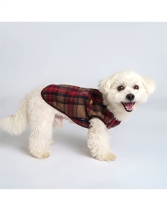 Жилет-пальто в клетку, M, коричневый Rurri