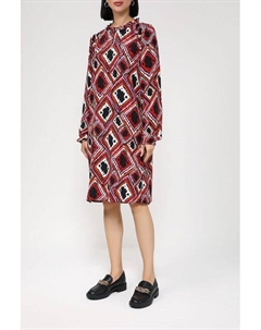 Платье с принтом из вискозы More&more