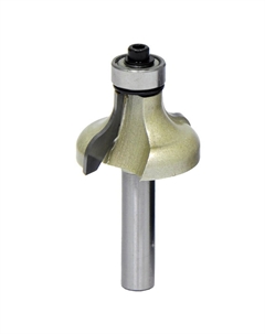 Фреза профильная 191095 1820.090300, 2 лезвия, хв-8 мм, ф 31.7 мм, R5.74/17.3 мм Elitech