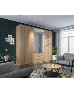 Николь СБ-2593/1 Шкаф 6-ти дверный Столплит