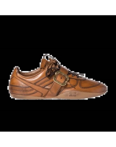 Кроссовки Wmns Buckle Sneaker 'Cognac' Miu miu