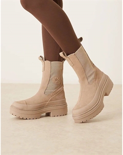 Ботинки челси Chuck Taylor All Star с рельефным каблуком бежевого цвета Converse