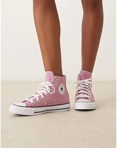 Кеды Chuck Taylor All Star Hi светло-розового цвета Converse