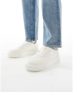 Массивные кроссовки белого цвета Jack & jones