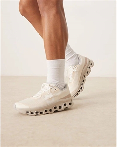 Кроссовки для бега Cloudmonster Void бежевого цвета On running