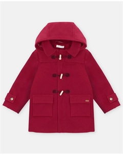 Детское полотняное пальто с капюшоном для мальчика, красного цвета Martin aranda