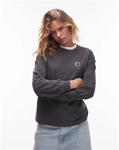 Лонгслив Nelson с длинным рукавом, цвет: черный Carhartt wip