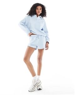 Спортивные шорты с вышивкой синего цвета 4th & reckless