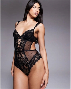 Боди Sweet Romance черного цвета Ann summers