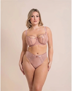 Трусики-стринги Scantilly eos из розового золота Curvy kate
