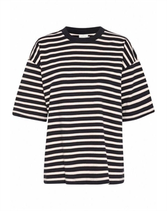 Свободный свитшот Lora Stripe, Black/White Kaffe