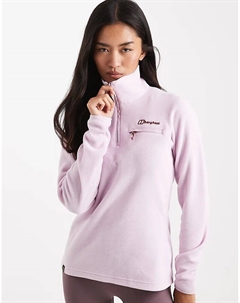 Женская флисовая кофта Midlayer Prism 2.0 Micro Polartec с застежкой-молнией на половину длины, розового цвета Berghaus