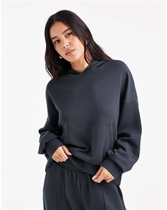 Мягкая купро-худи темно-серого цвета Asos design