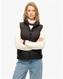 Утепленный жилет Tech черного/черного цвета Superdry