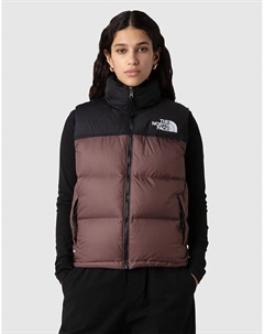 Жилет North Face 1996 года в стиле ретро Nuptse Down в цвете рыжевато-коричневый кварц/черный TNF The north face